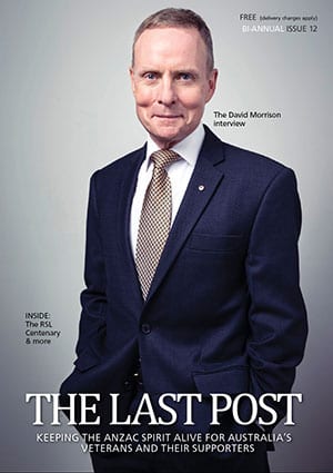 Cover, David Morrison. The Last Post Magazine Edition 12 Anzac Day 2016