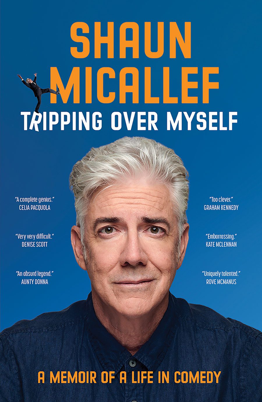 Book Cover, Tripping Over Myself, Shaun Micallef