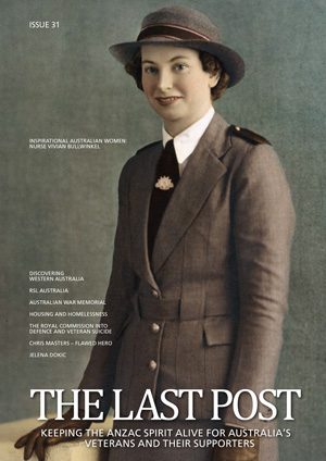 Cover, The Last Post Edition 31, Remembrance Day 2023, nurse Vivian Bullwinkel from Australian War Memorial