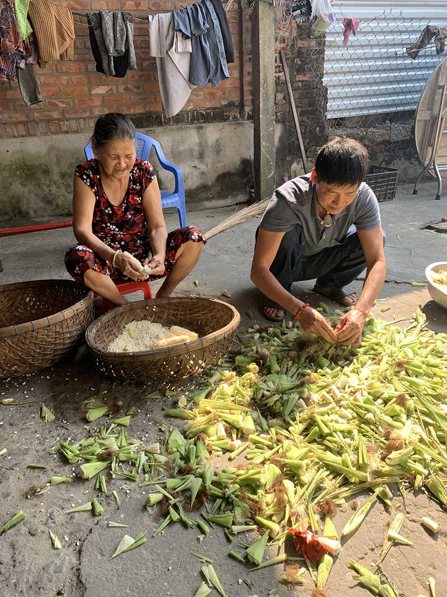 Vietnam locals working
